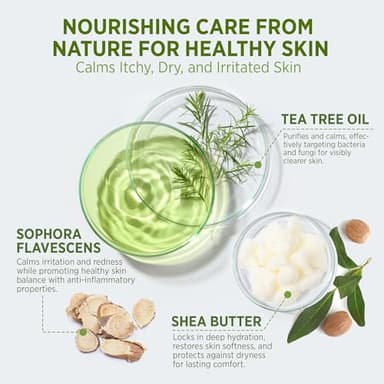 Antifungal Body Wash & Soap, Tea Tree Body Wash, Antibacterial Body Wash & Soap, Back Acne Body Wash, Natural Body Wash With Tea Tree Oil For Jock Itch, Back Acne, Athletes Foot, Body Odor, Nail Fungus, Ringworm, & Eczema - 16.9 Fl Oz - Image 5