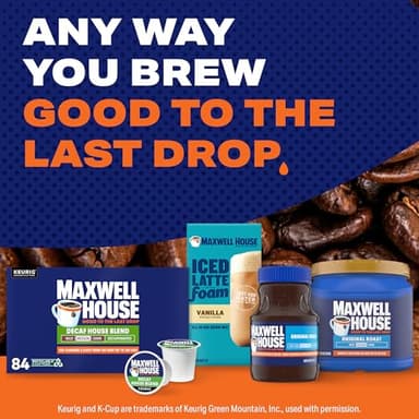 Maxwell House Decaf House Blend Medium Roast K-Cup Coffee Pods, 84 ct Box - Image 9