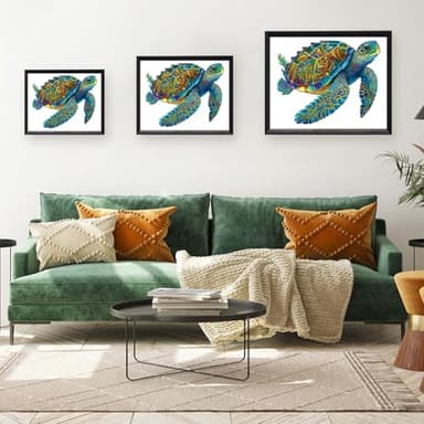 MYS Aurora Wooden Puzzles, Sea Turtle Jigsaw Puzzles 200 Pieces, 5MM Unique Shaped Wooden Puzzle for Adults and Kids, Birthday Gift Family Game 9.2 x 11.2 Inch - Image 7