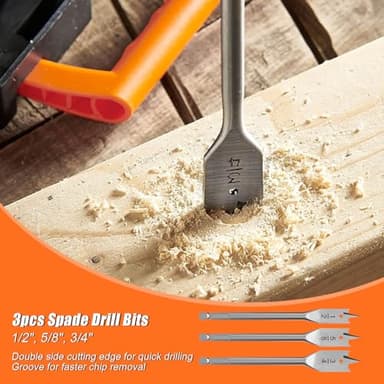 ENERTWIST 105 Pcs Drill Bit Set - HSS Titanium Coated, Carbon Steel Woodworking Bits, Hole Saws & Screwdriver Bits for Wood, Metal, Cement in Durable Case - Image 5