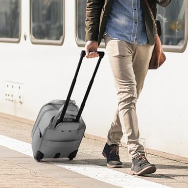 Winilla Carry-on Underseat 16-inch Luggage with Wheels, Softside Rolling Carry-on, Lightweight Travel Suitcase for Men Women, Personal Item Rolling Travel Bag - Image 8