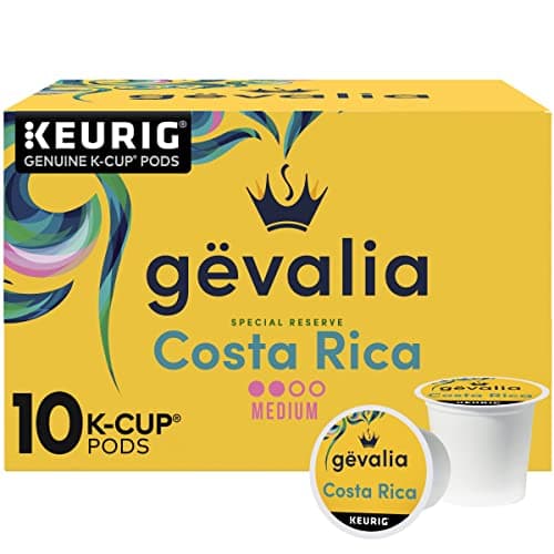 Gevalia Kaffe Special Reserve Costa Rica Medium Roast K-Cup Coffee Pods (10 Pods) - Image 1