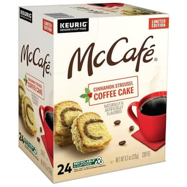 McCafe Cinnamon Streusel Coffee Cake Coffee, Keurig Single Serve K-Cup Pods, 96 Count (4 Packs of 24) - Image 13