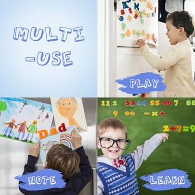 LovesTown 104 PCS Alphabet Magnetic Letters and Numbers for Toddlers,ABC 123 Fridge Educational Set,Great Learning Gift from Parents or Teachers - Image 6