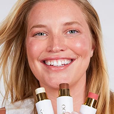 Ogee Face Stick Crystal Collection Trio - Contour Stick Makeup Collection - Certified Organic Contour Palette - Includes Bronzer Stick, Blush Stick & Highlighter Stick - Image 11