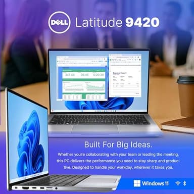 Dell Latitude 9420 Laptop | 14" FHD LCD | Intel Core i7 11th Gen | 16GB RAM | 512GB SSD | Backlit Keyboard | Webcam | WiFi | Windows 11 Pro | Business Ultrabook Computer (Renewed) - Image 10