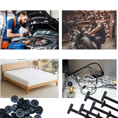 Nylon Universal Cable Tie Buckle, 2025 New Heavy Duty Self-Locking Nylon Zip Ties Holder, Car Plastic nylon Zip Ties, Multipurpose Plastic Cable Ties Tool for Car Daily Repair Quick Fix(100pcs) - Image 4