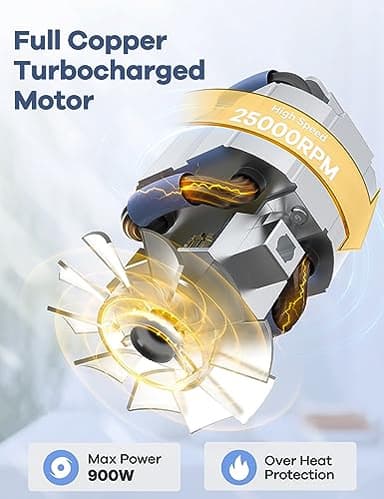 Ganiza Smoothie Blender, 900W Blenders for Shakes and Smoothies, 15-Piece Personal Blender and Grinder Combo for Kitchen, Smoothies Maker with 4 BPA-Free Portable Cup, Nutritious Recipe - Image 3