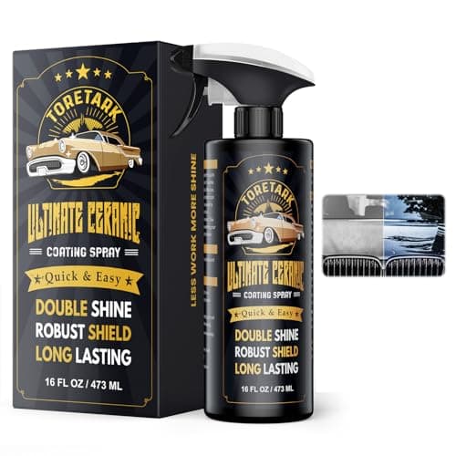 Carceracot Ceramic Coating for Cars (16 oz.), Unmatched Shine Nano Car Wax Coating Spray, No Pungent Smell, Quick Detailer Spray Wax, LONG LASTING Shiny Car Stuff with Microfiber Towel, Easy to Apply - Image 1