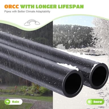 ORCC 1200LBS Weight Capacity Trampoline 16 15 14 12 10 8FT Without Basketball Hoop Water Sprinkler Spiral Ground Stakes Outdoor Yard Trampolines for Kids Adults - Image 5