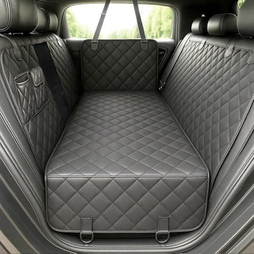 fidozen Premium Dog Car Seat Cover for Back Seat – Heavy-Duty Hammock Style with Seat Belt, Waterproof, Anti-Slip, Scratch-Resistant, Durable Pet Protector for SUV Truck, Easy to Clean, Universal Fit - Image 1