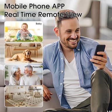 2K Spy Camera - HD Mini Cameras - Small Hidden Camera with Motion Detection and Night Vision, Indoor Nanny Cam Suitable for Pets, Baby - Image 2