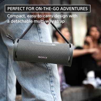 Sony ULT Field 1 Waterproof Portable Bluetooth Speaker, Enhanced Bass, 12h Battery, IP67 Rated Dustproof Shockproof Rustproof, Detachable Strap SRSULT10H, Forest Gray - Image 4