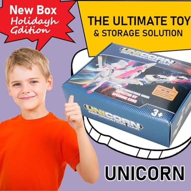SOYUOI Ultimate Transforming Unicorn Car Toy - Collision to Magical Unicorns!2Pcs Transforming Car-Robot for Kids, Automatic Deformation of Magnetic Connections. Suitable for Boys and Girls Birthday - Image 4
