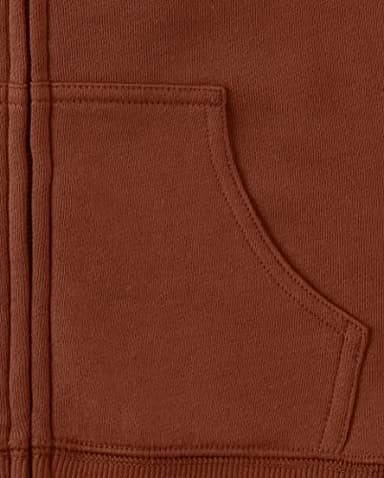 Gymboree Boys and Toddler Long Sleeve Zip Up Hoodie Sweatshirt, Harvest Owl, 8 (3033285) - Image 3