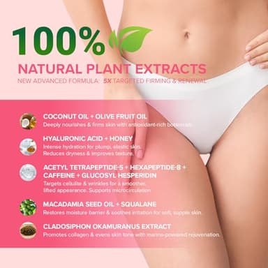 Enaskin Naturals Cellulite Remover for Legs & Anti Cellulite Cream - Skin Tightening Cream for Body, Lift and Firm Booty Cellulite Cream, Firming Cream for Loose Skin, 100 ML - Image 6