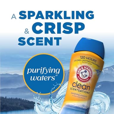 ARM & HAMMER Clean Scentsations In-Wash Scent Booster, Laundry Scent Booster Purifying Waters scent, 45 Oz - Image 8
