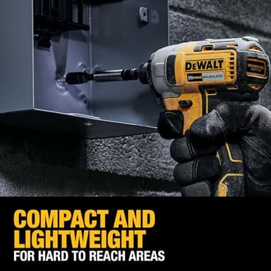 DEWALT 20V MAX Impact Driver, 1/4 Inch, Battery and Charger Included (DCF787D1) - Image 3