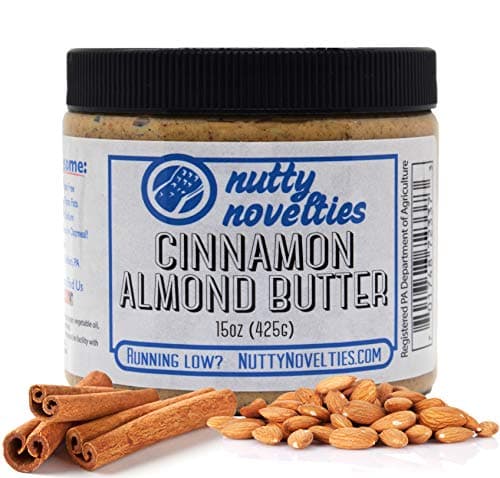 Nutty Novelties Cinnamon Almond Butter - High Protein, Sweet Almond Butter - All-Natural, Light Almond Butter Free of Cholesterol & Preservatives - Pure Almond Butter - 15 Ounces - Image 1