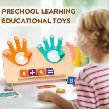 Preschool Learning Toys for Toddlers 2-4, Educational Math Manipulatives Number Counting Blocks for Kids, Montessori Toys for 3-5 Year Old Boys Girls Birthday Gifts - Image 2