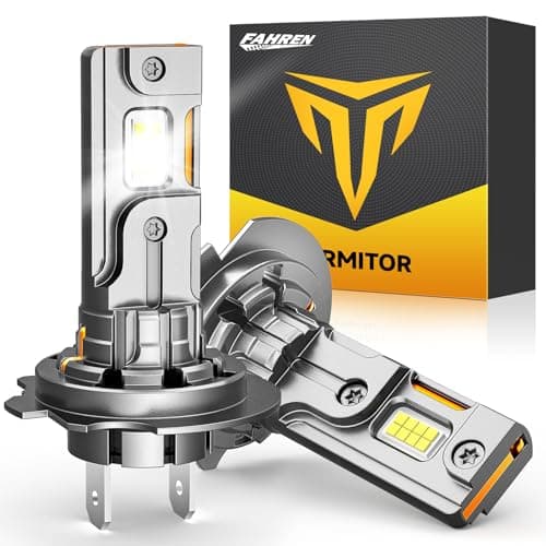 Termitor H7 Light Bulbs, 30000LM 800% Super Bright, 6500K Cool White, Real 1:1 Halogen Mini Size H7 H7LL Fog Light bulb, Plug and Play, Pack of 2 - Image 1