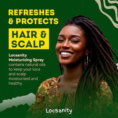 Locsanity Daily Moisturizing Refreshing Spray for Locs, Dreadlocks - Rose Water and Peppermint Hair Scalp Moisturizer, Dreadlock Spray - Natural Loc Care and Maintenance (12oz) - Image 4