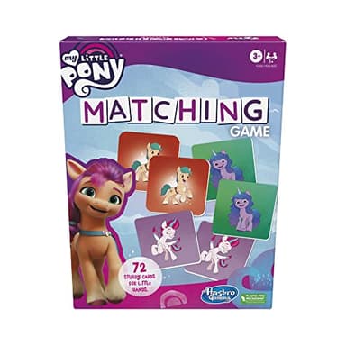 Hasbro Gaming My Little Pony Matching Game for Kids | 1+ Players | Preschool Board Games for Clasroom | Back to School Gifts | Ages 3+ - Image 1