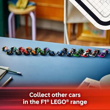 LEGO F1 Collectible Race Cars, 6 Pack - Building Set for Boys & Girls, Ages 6+ - Birthday Party Favor or Gift - Mystery Box W/Surprise F1 Car Toys - Travel Toys for Kids - 66796 - Image 6