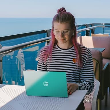 HP 17 Laptop, Intel Celeron N4120 Processor, 17.3’’ HD+ Touchscreen Display, 32GB RAM,1TB SSD, Intel UHD Graphics, Backlit Keyboard, Windows 11 Home, Fatcayes Accessory, Aquamarine Sky (Renewed) - Image 7