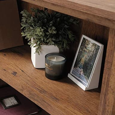Sauder 3 Tier Book Shelf Wooden Bookcase Multipurpose Bookshelf for Home Office, Living Room, in Vintage Oak - Image 9