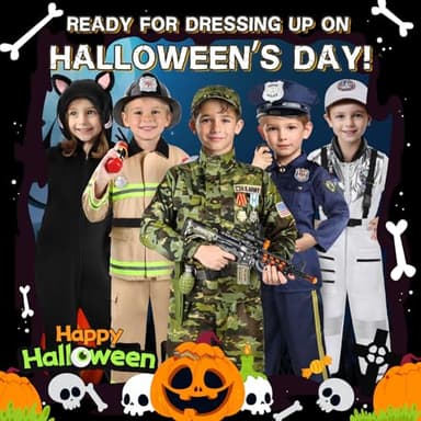 Metemot Kids Army Costume for Boys, Military Army Costume with Army Toys, Solider Boy Dress up, Halloween Costumes for Boys… - Image 6