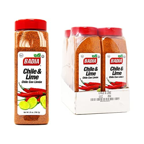 Badia Chile & Lime Seasoning, Chile con Limon 25 oz (Pack of 4) – Spicy Tangy Blend of Chili Peppers & Zesty Lime - Image 1