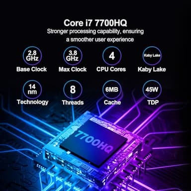 MECHAZER 27 inch All-in-One Desktop PC,Curved FHD Display, All-in-One Computer 16GB DDR3 512GB ROM SSD Core i7 7700HQ, HDMI Bluetooth 5.0 Dual Band WiFi with Mouse and Wired Keyboard - Image 2