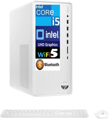 HP Pavilion TP01-3016 Everyday Value Desktop (Intel i5-12400, 64GB DDR4, 2TB PCIe SSD, Intel UHD 730, 310W PSU, WiFi 5, Bluetooth 4.2, RJ-45, HDMI, Win 11 Pro) (Renewed - Image 2