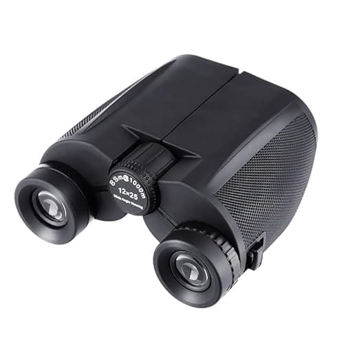 DecoForU 12x25 Binoculars for Adults, Large View/Eyepiece Compact Binoculars with Low Light Vision, High Powered Easy Focus Binoculars for Bird Watching, Travel, Concert Theater - Image 1