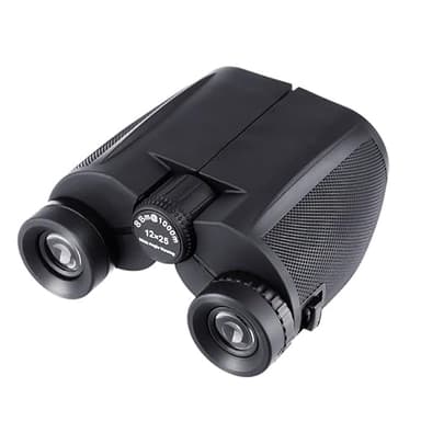 DecoForU 12x25 Binoculars for Adults, Large View/Eyepiece Compact Binoculars with Low Light Vision, High Powered Easy Focus Binoculars for Bird Watching, Travel, Concert Theater - Image 1