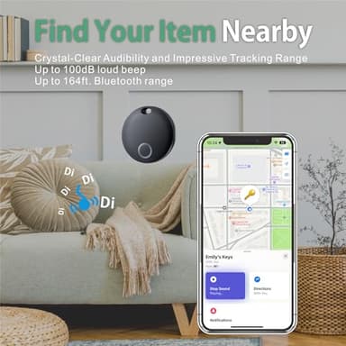 Air Tracker Tag, Bluetooth Tracker-4 Pack Works with Apple Find My (iOS Only), Smart Tags for Luggage, Keys, Backpack, IP67 Waterproof - Image 5