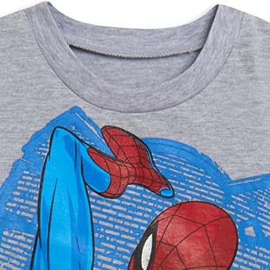 Marvel Spider-Man Toddler Boys T-Shirt and Shorts Outfit Set Gray/Blue 5T - Image 5