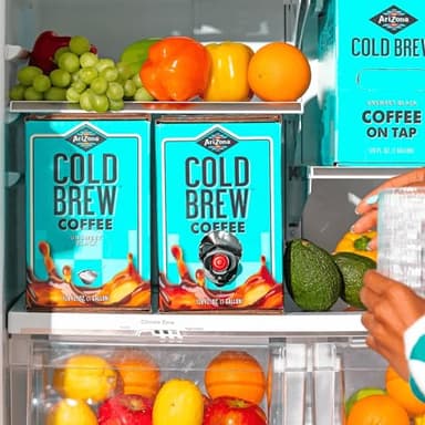 AriZona Cold Brew Coffee, Iced Coffee on Tap and Ready to Drink, Colombian Arabica Brew, 1 Gallon per Container - 128 Fl Oz Box - Image 5
