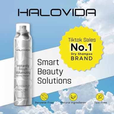HALOVIDA Dry Shampoo for Women(5.07FL) - Image 7