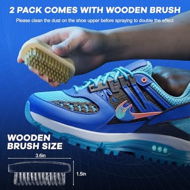 Coklean Protect Shoe Protector Spray, Rain & Stain Waterproof Shoe Spray Nano protector spray Suede, Sneakers, Canvas, Leather，8.45 OZ - Image 7