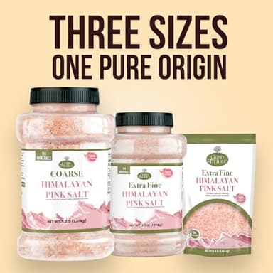 Good Tierra Himalayan Pink Salt in Jar - Coarse, 2.5 lb - Ideal for Bath Salt, Table Salt Grinders, and Spice Jars - Image 6