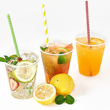 Turbo Bee 420 Pack 16oz Clear Disposable Plastic Cups,Cold/Hot Drinking Cups,Transparent Plastic Party Container for Water, Iced Cold Coffee, Juice, Soda - Image 6