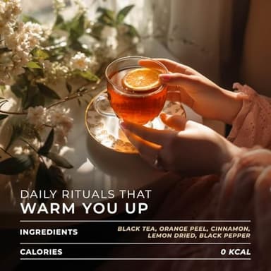 Gya Tea Co Cinnamon Orange Black Tea Pod (16 ct) - High Caffeine Fruit Sweet Hot Tea Rich in Vitamin C for Kickstart the Day - Image 4