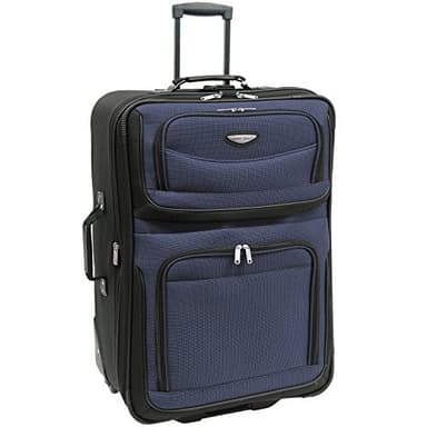 Travel Select Amsterdam Expandable Rolling Upright Luggage, Navy, 4-Piece Set - Image 2