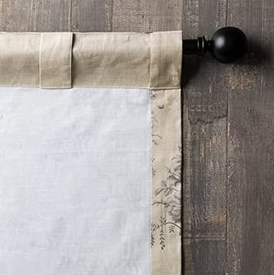 Maison d' Hermine Curtains for Living Room 100% Cotton 96 inch Length One Panel Light Filtering Curtains for Bedroom Windows with Rod and Loop Pockets Drapes (Turin, 50" W x 96" L) - Image 8