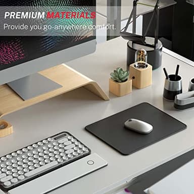 MROCO Mouse Pad [30% Larger] with Stitched Edges, 3 Pack Premium-Textured & Waterproof Mousepad Bulk with Non-Slip Rubber Base for Computers, Laptop, PC, Office & Home, 8.5 x 11 x 0.12 in, Black - Image 6