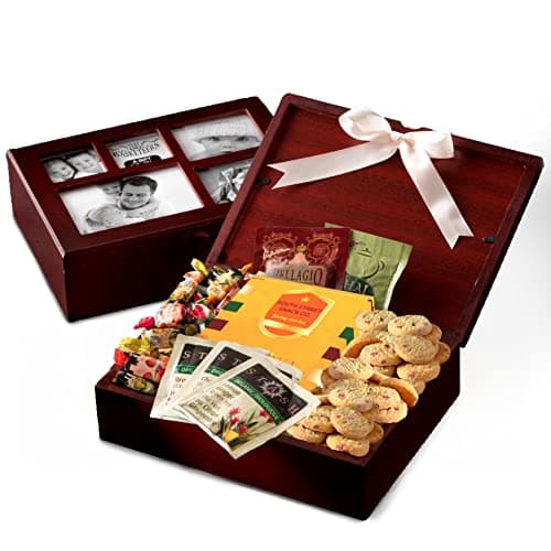 Photo Gift Box with Lid, Gifts Gourmet Food - Teas, Cocoas, Cookies, Snacks & Sweets Care Package for Women, Men, Holiday, Families, Memory Box for Thinking of You, Get Well, Anniversary, Thank You - Image 1