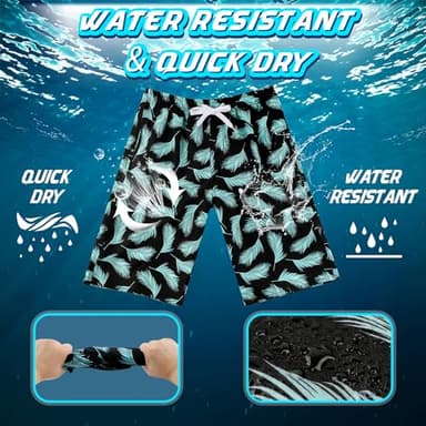 Srnede Mens Swim Trunks Swimming Trunks Swim Shorts Quick Dry 11 Inch with Mesh Lining Funny Swimwear Bathing Suits - Image 4