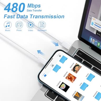 iPhone 17 16 15 Fast Charging 10FT Long USB C Charger Type C Charger 3 Pack Fast Charger USB C for iPhone 17/17 Plus/17 Pro/17 Pro Max/16/16 Plus/16 Pro/16 Pro Max/15/15 Pro Max,iPad Pro,Samsung - Image 3